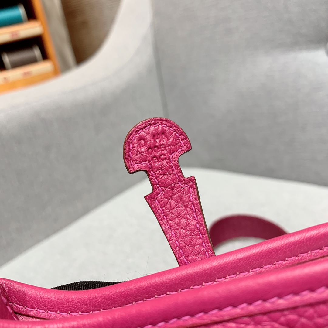 에르메스 미니 에블린16 로즈퍼플 은장 끌레망스 가죽